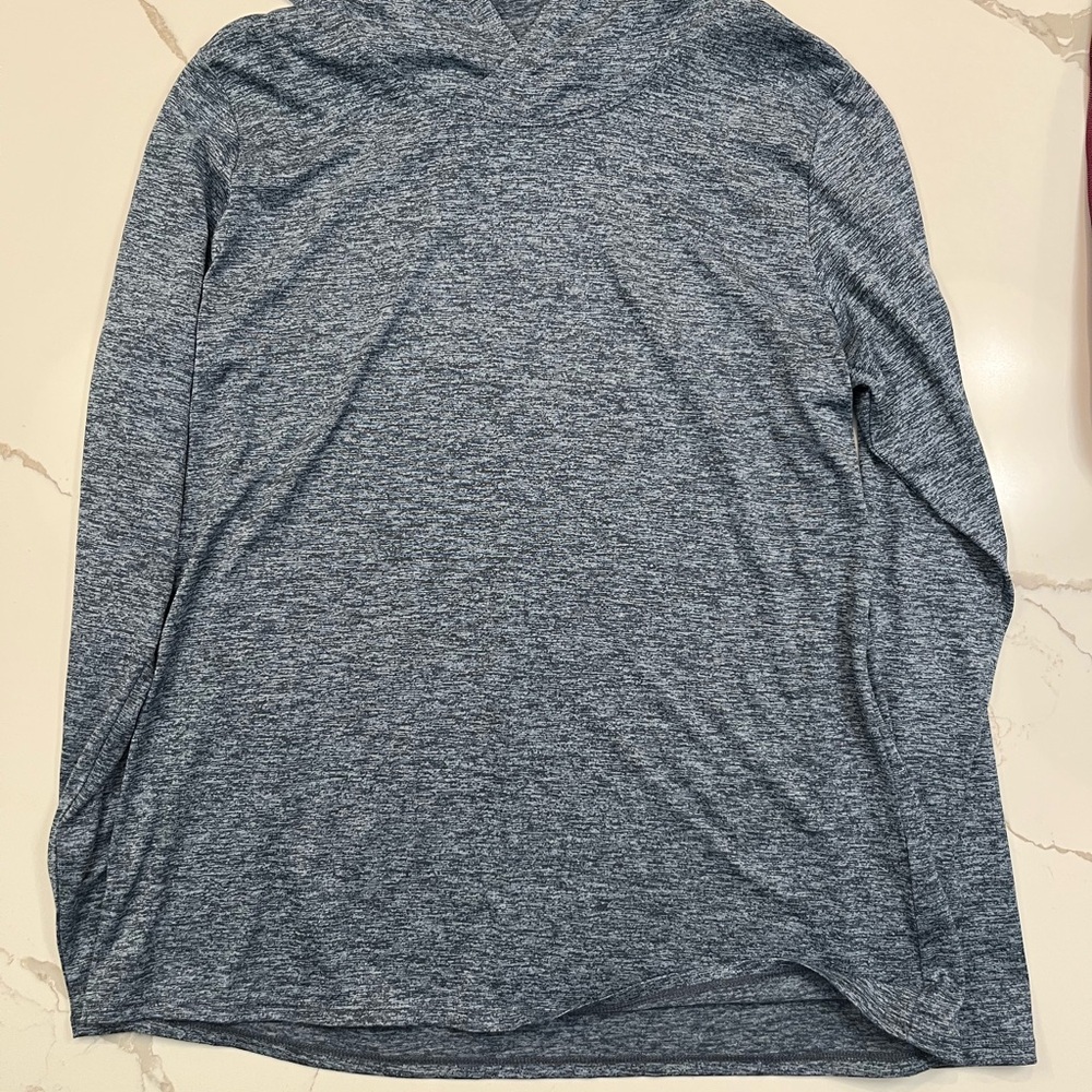Nike Dri-Fit Long Sleeve Top, Blue, Size XL